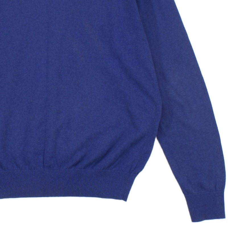 Mens V-Neck Jumper Cotton Cashmere