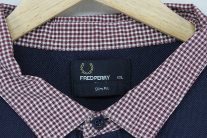 Mens Polo Shirt Slim Fit Collared