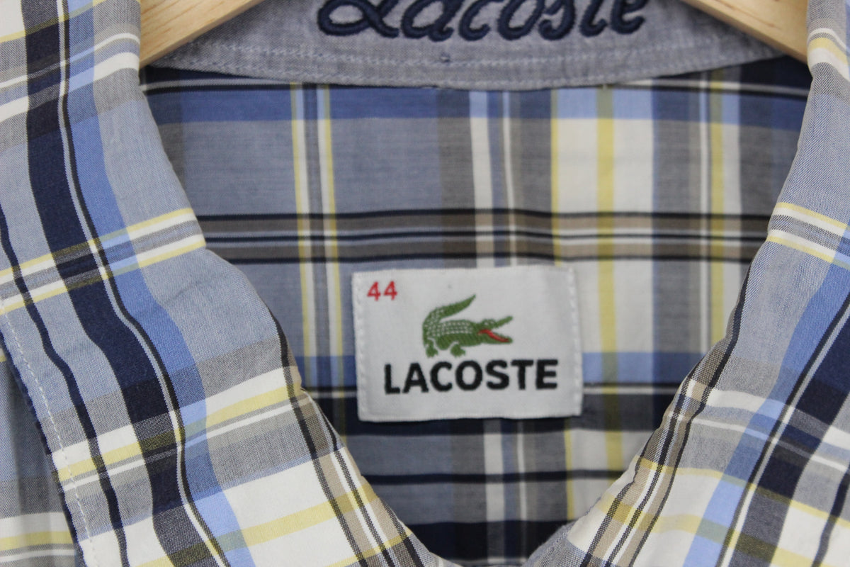Mens Plaid Shirt Long Sleeve Button Up