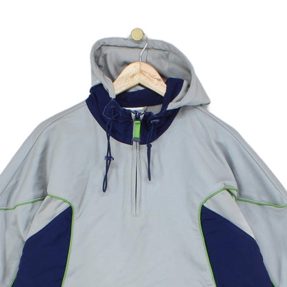 Mens 1/4 Zip Hoodie Retro