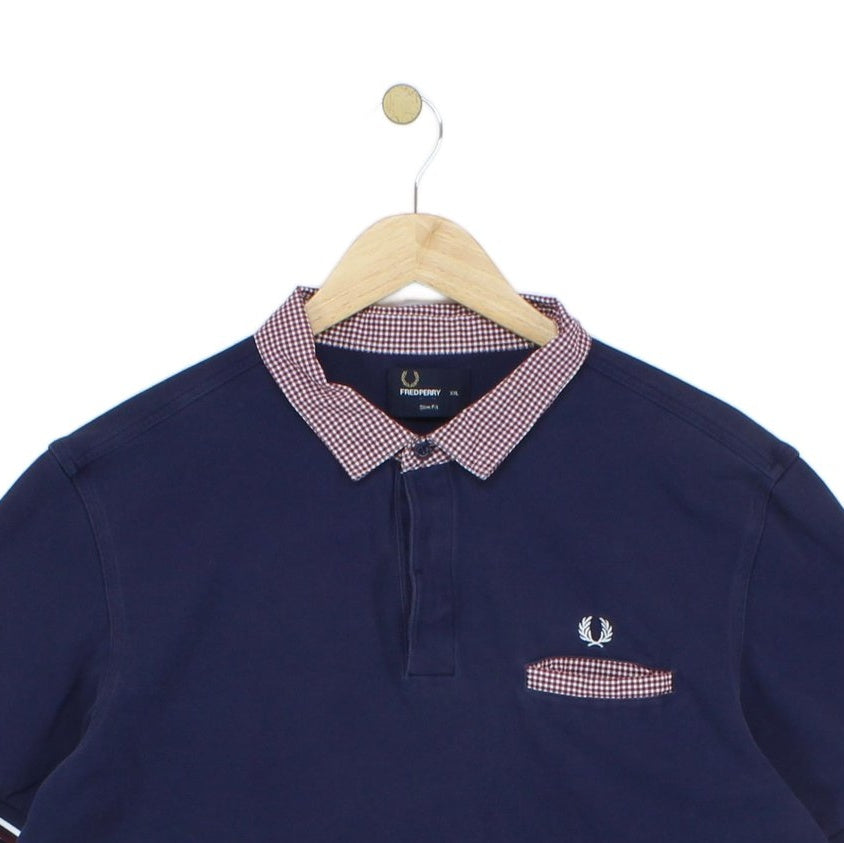 Mens Polo Shirt Slim Fit Collared