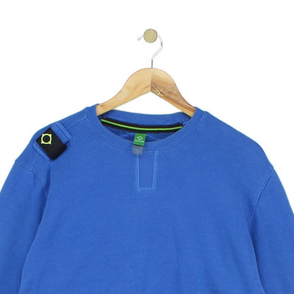 Mens Oversized Sweatshirt Crew Neck Faded