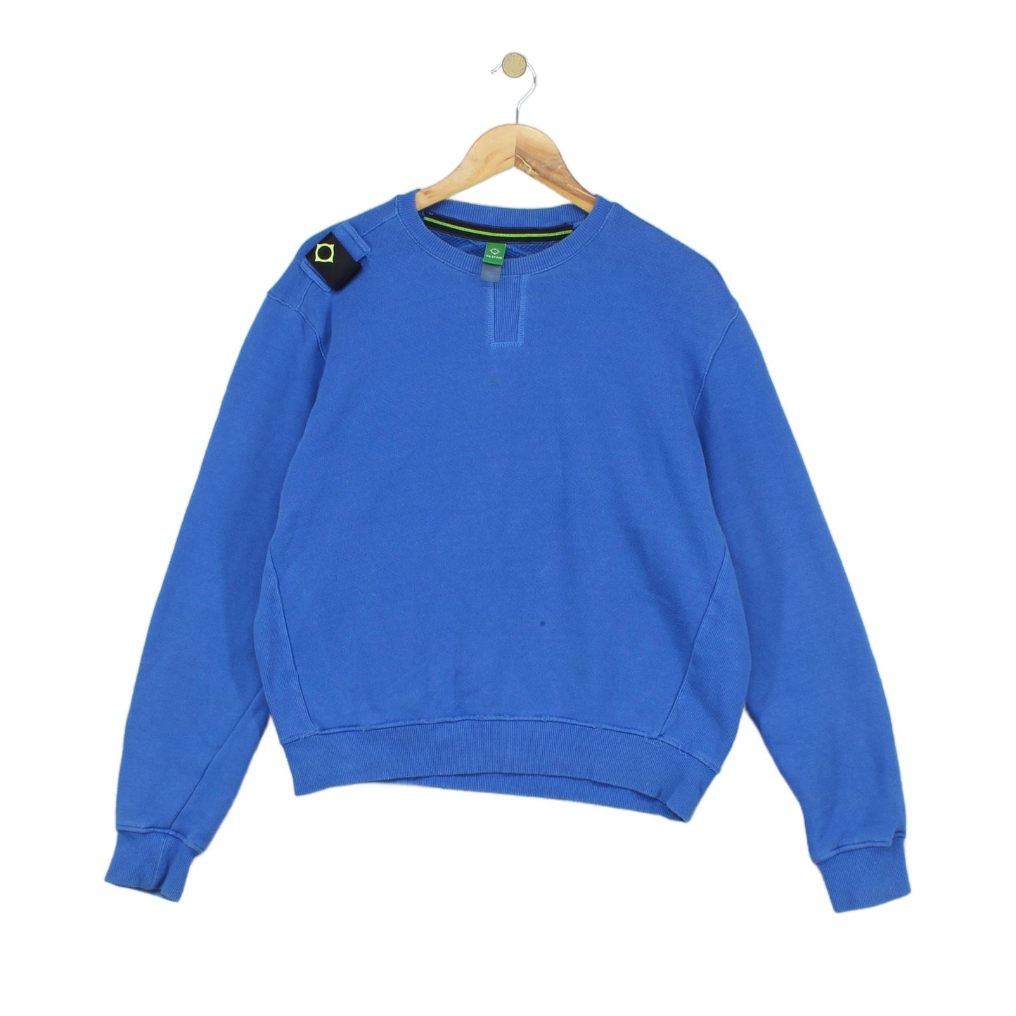 Mens Oversized Sweatshirt Crew Neck Faded