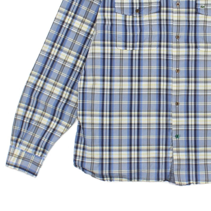 Mens Plaid Shirt Long Sleeve Button Up