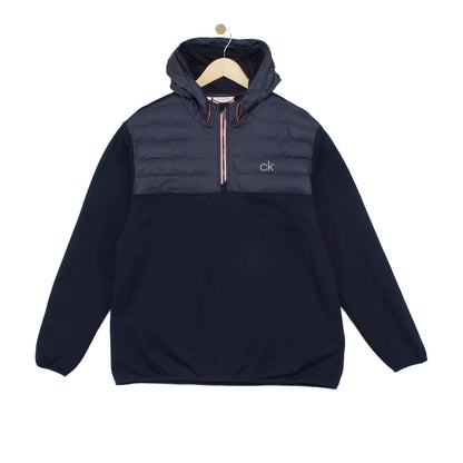 Mens 1/4 Zip Hoodie Golf Fleece