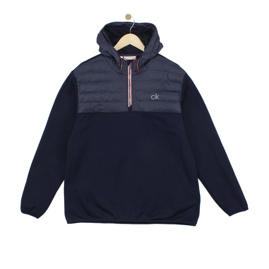 Mens 1/4 Zip Hoodie Golf Fleece