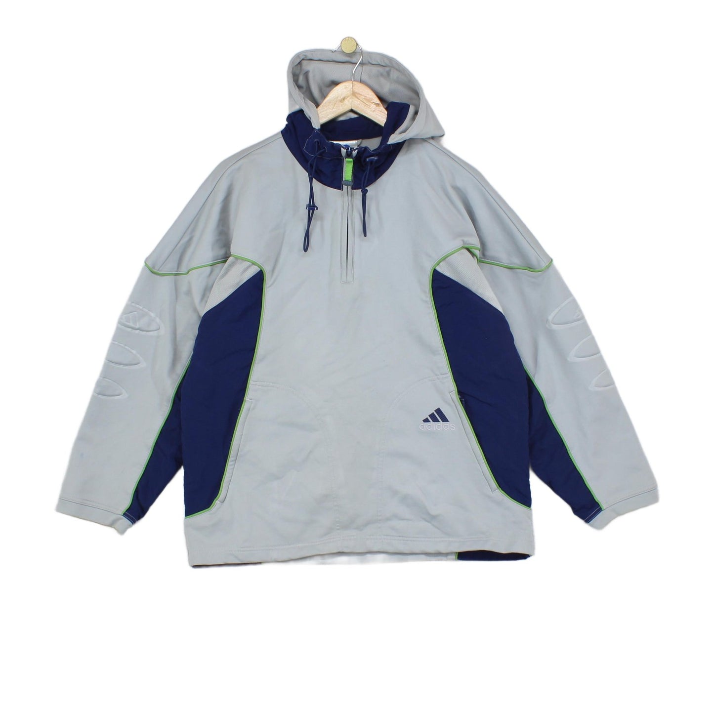 Mens 1/4 Zip Hoodie Retro