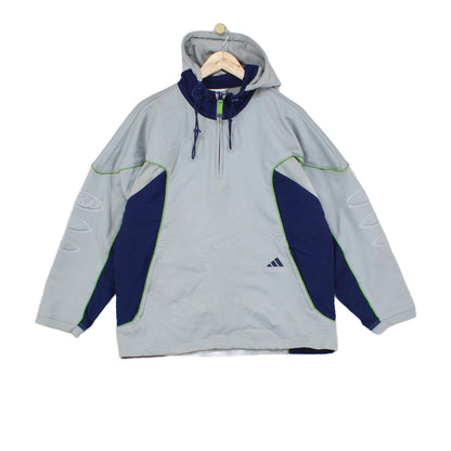 Mens 1/4 Zip Hoodie Retro
