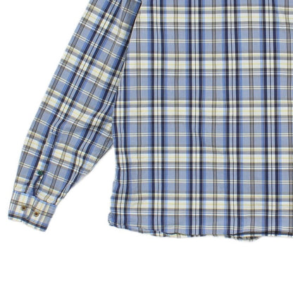 Mens Plaid Shirt Long Sleeve Button Up