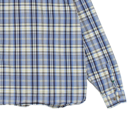 Mens Plaid Shirt Long Sleeve Button Up