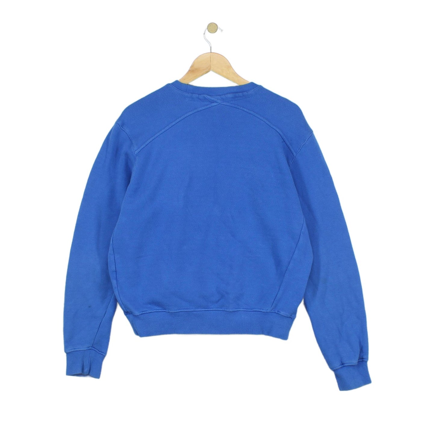 Mens Oversized Sweatshirt Crew Neck Faded