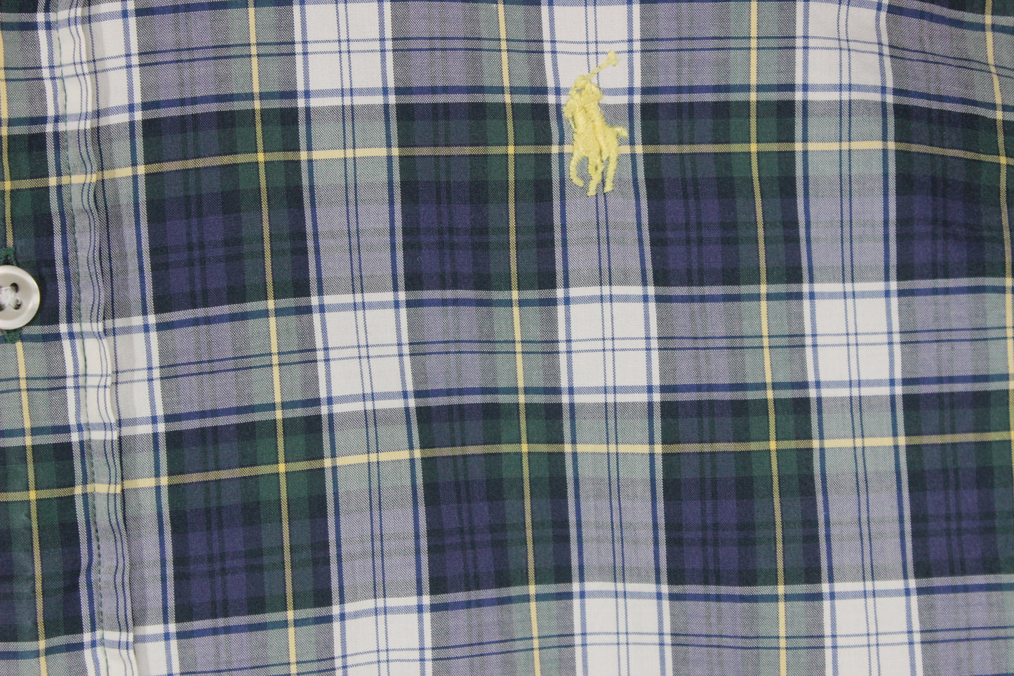 Mens Plaid Shirt Slim Fit Button Down Check