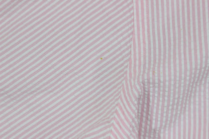 Mens Striped Shirt Custom Fit Short Sleeve