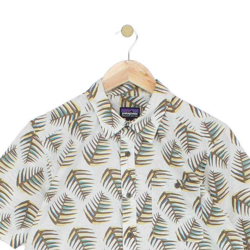 Mens Floral Shirt Button Up Short Sleeve