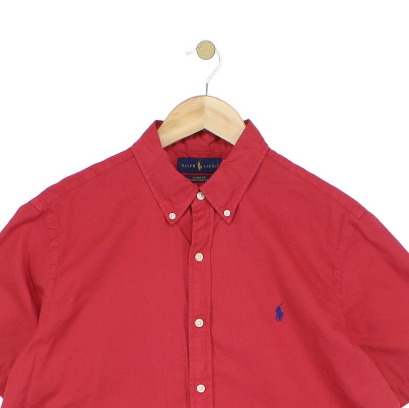 Mens Shirt Button Down Feather Weight Twill