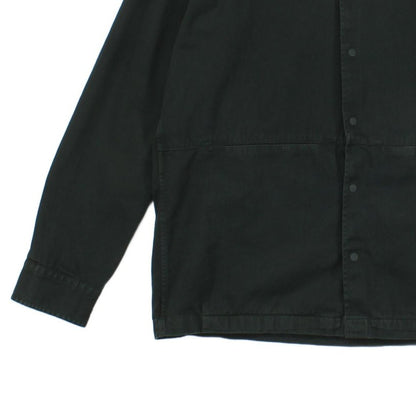 Mens Overshirt Shacket Snap Button