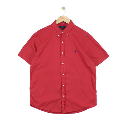 Mens Shirt Button Down Feather Weight Twill