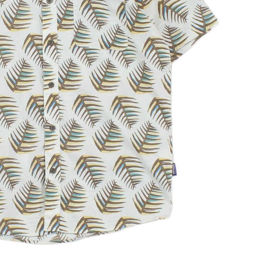 Mens Floral Shirt Button Up Short Sleeve