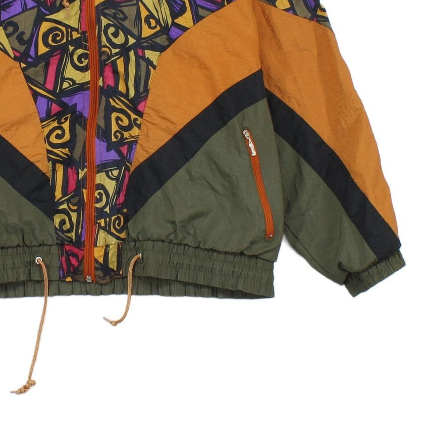 Womens Track Jacket Oversized Shell Suit