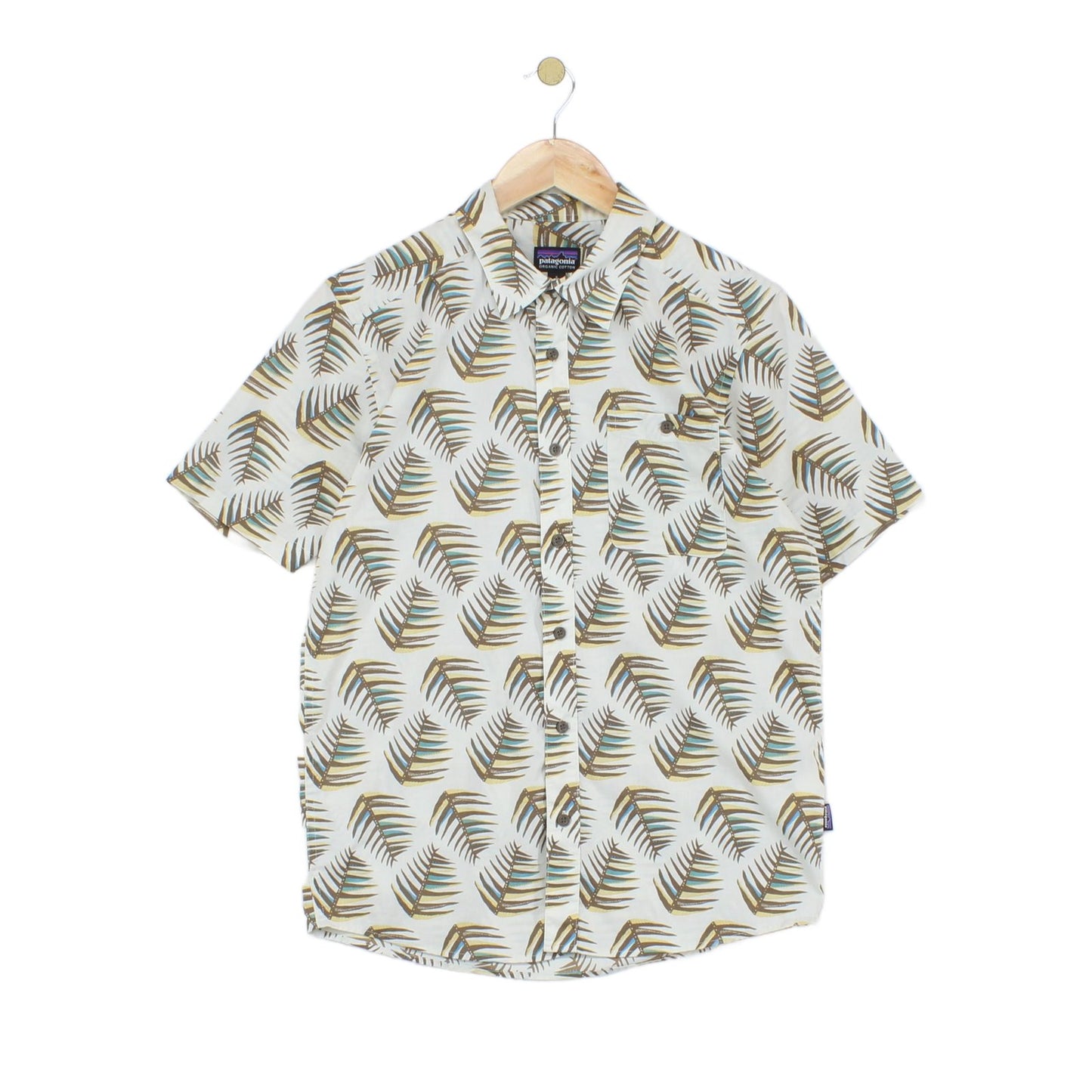 Mens Floral Shirt Button Up Short Sleeve