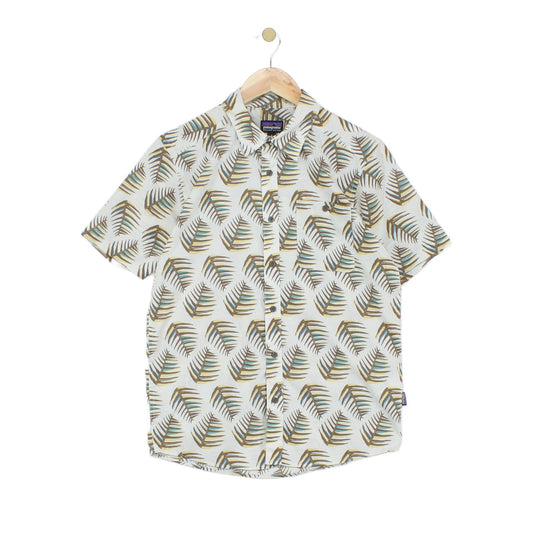Mens Floral Shirt Button Up Short Sleeve