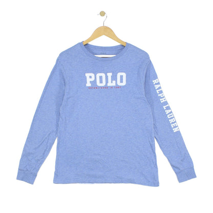 Boys T-Shirt Graphic Long Sleeve Logo Cotton