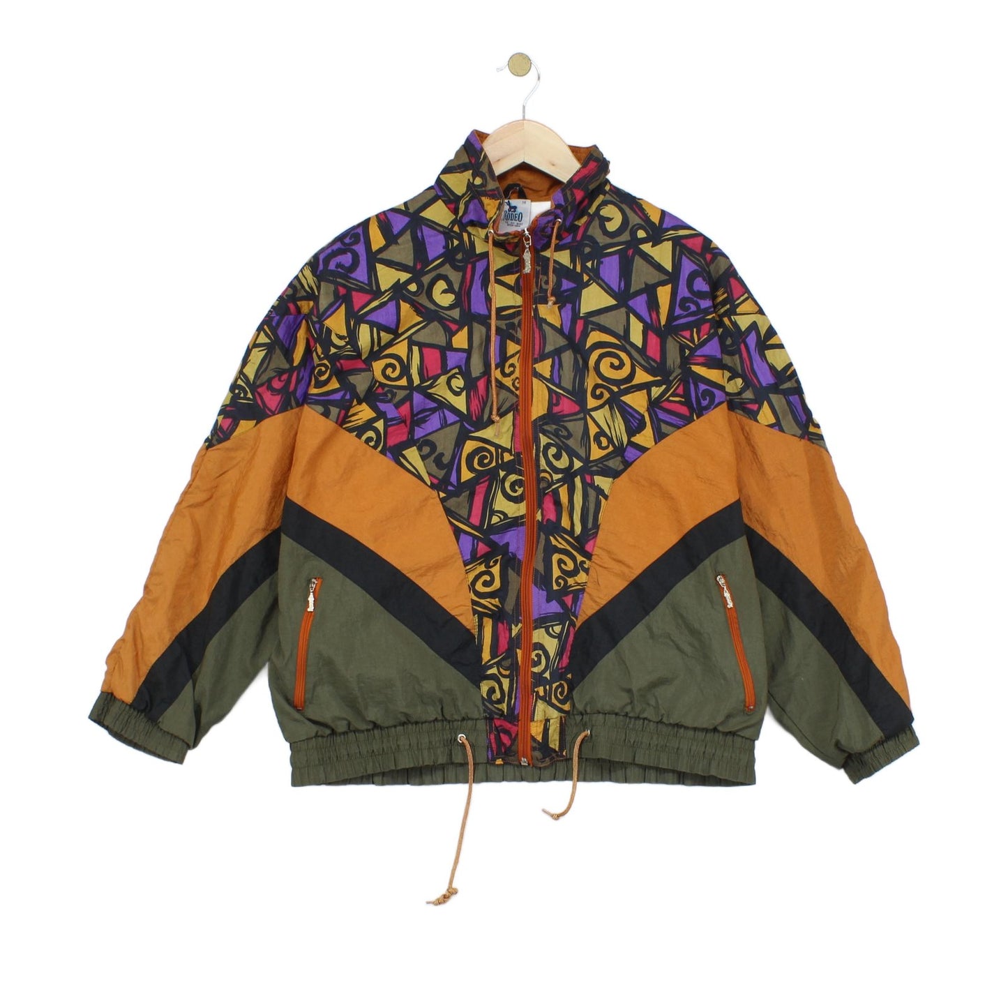 Womens Track Jacket Oversized Shell Suit