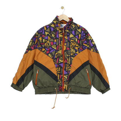 Womens Track Jacket Oversized Shell Suit