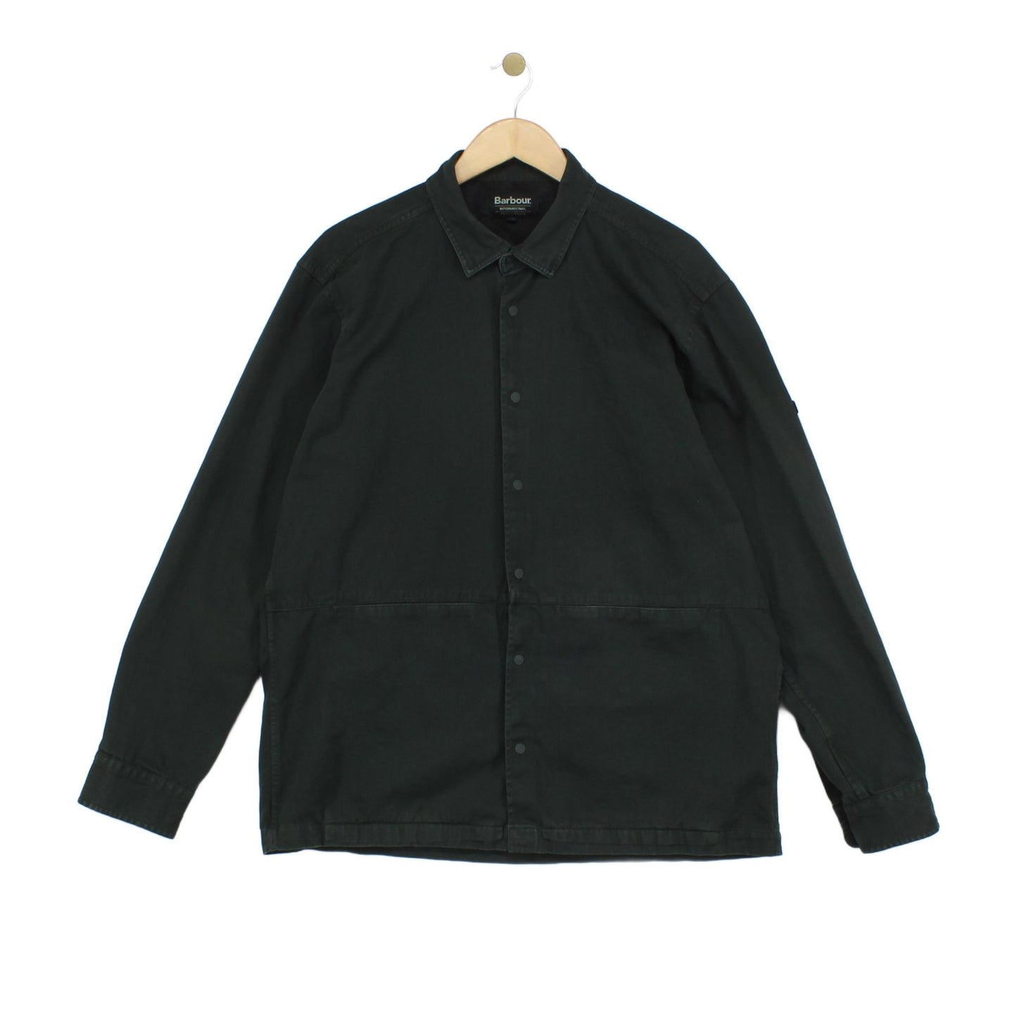 Mens Overshirt Shacket Snap Button