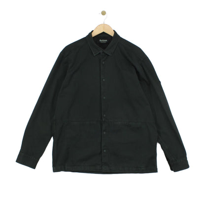 Mens Overshirt Shacket Snap Button