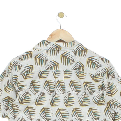 Mens Floral Shirt Button Up Short Sleeve
