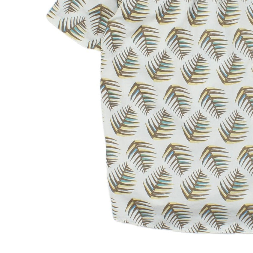 Mens Floral Shirt Button Up Short Sleeve