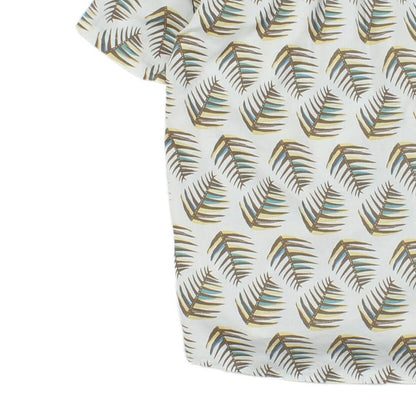 Mens Floral Shirt Button Up Short Sleeve
