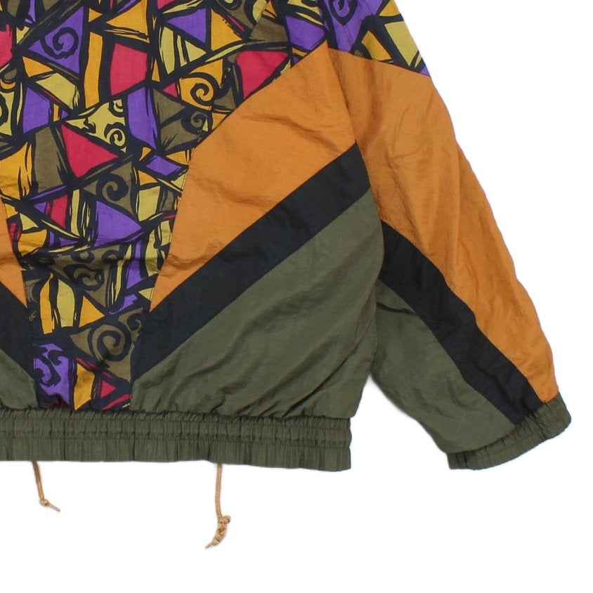 Womens Track Jacket Oversized Shell Suit
