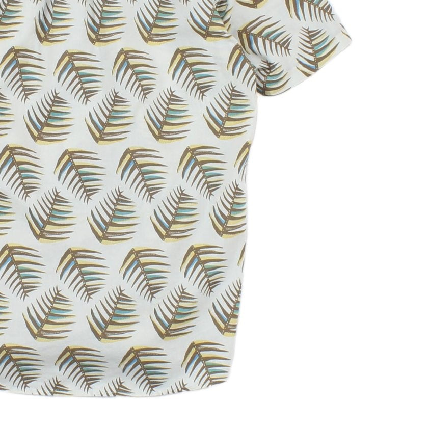 Mens Floral Shirt Button Up Short Sleeve