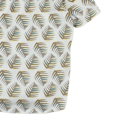 Mens Floral Shirt Button Up Short Sleeve