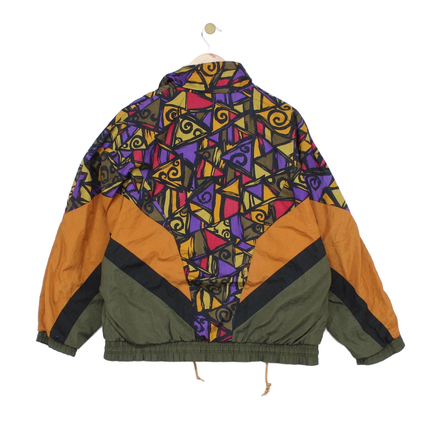 Womens Track Jacket Oversized Shell Suit