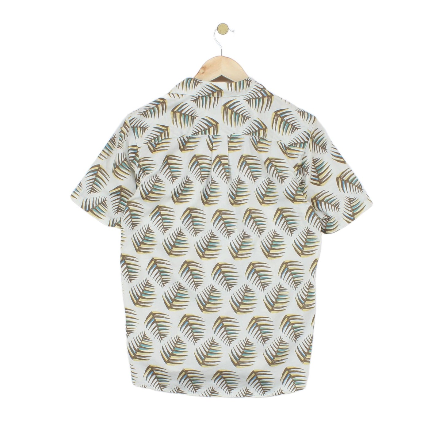 Mens Floral Shirt Button Up Short Sleeve
