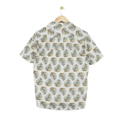 Mens Floral Shirt Button Up Short Sleeve