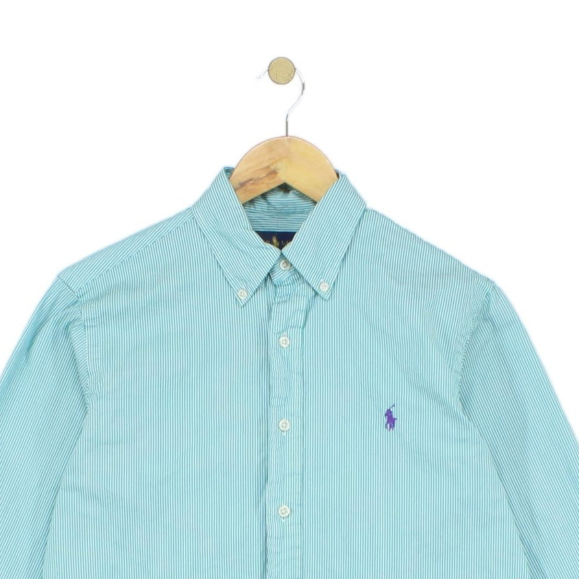 Mens Striped Shirt Button Up Long Sleeve Classic