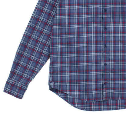 Mens Plaid Shirt Long Sleeve Button Up
