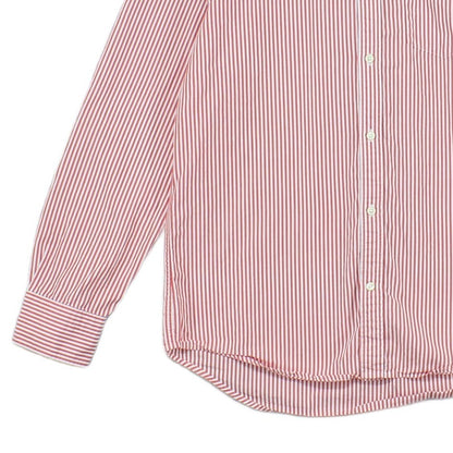 Mens Striped Shirt Button Up Long Sleeve
