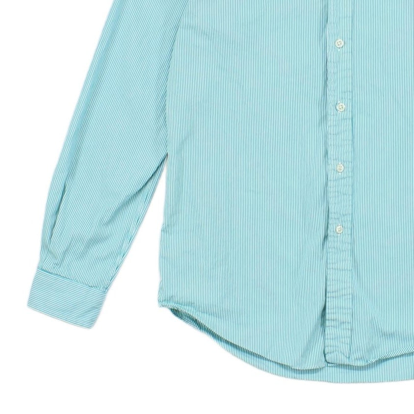 Mens Striped Shirt Button Up Long Sleeve Classic