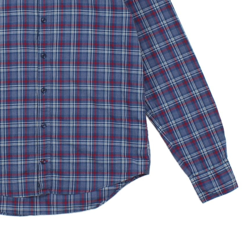 Mens Plaid Shirt Long Sleeve Button Up