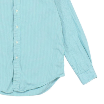 Mens Striped Shirt Button Up Long Sleeve Classic