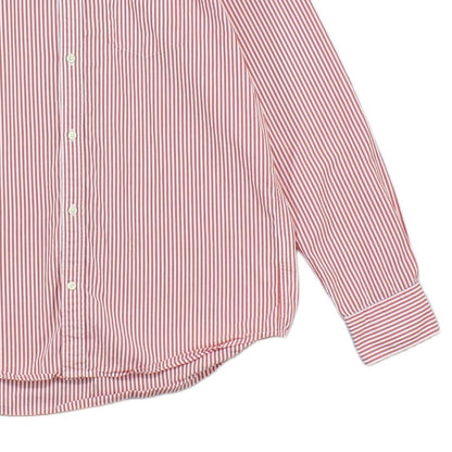 Mens Striped Shirt Button Up Long Sleeve