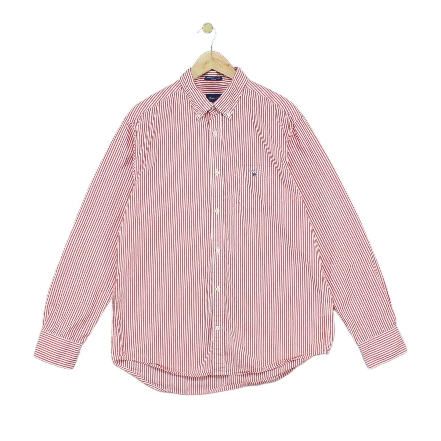 Mens Striped Shirt Button Up Long Sleeve