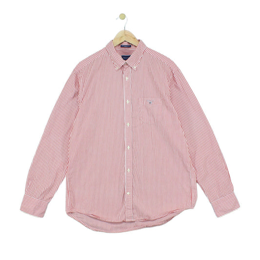 Mens Striped Shirt Button Up Long Sleeve