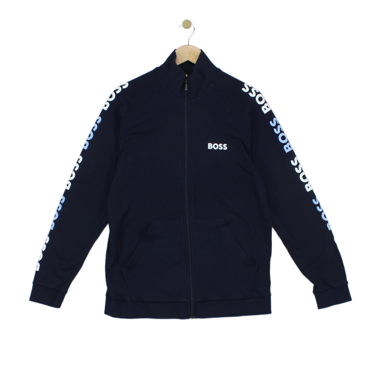 Mens Sweatshirt Full Zip Logo