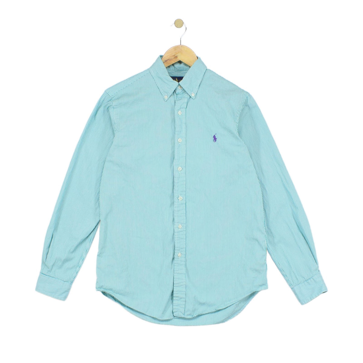 Mens Striped Shirt Button Up Long Sleeve Classic